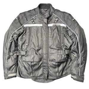 Tourmaster Transition 3.0 Womens Textile Motorcycle Jacket Black Size MD 10-12